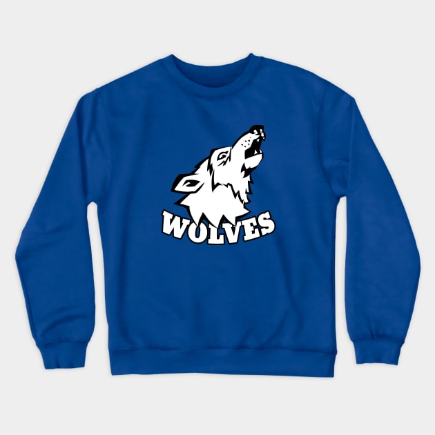 Wolves Mascot Crewneck Sweatshirt by Generic Mascots
